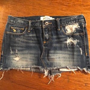 Abercrombie Denim skirt girls 14